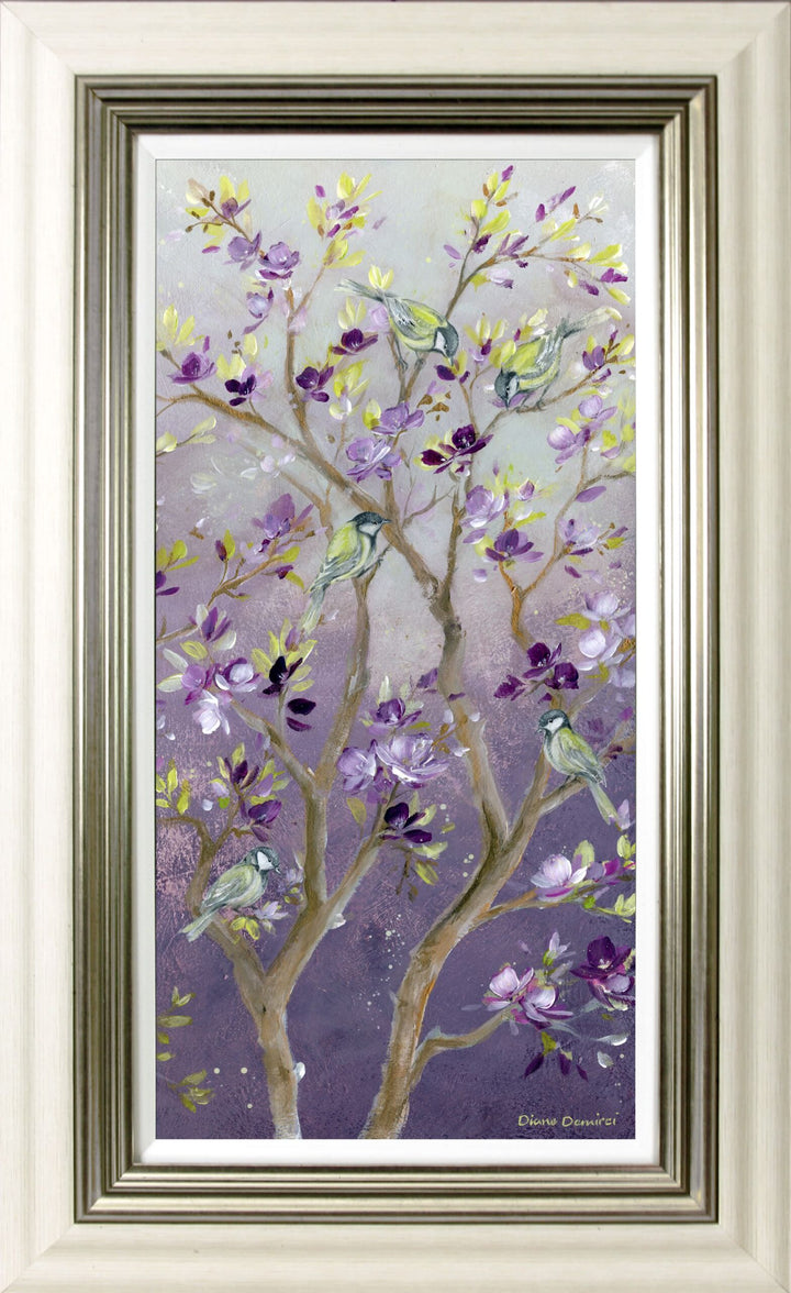 Birds in the Blossom II By Diane Demirci - TheArtistsQuarter