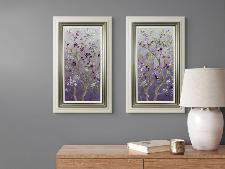 Birds in the Blossom I By Diane Demirci - TheArtistsQuarter