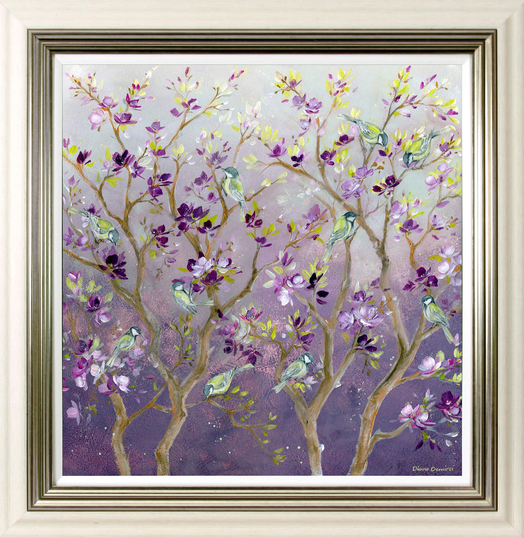Birds in the Blossom By Diane Demirci - TheArtistsQuarter