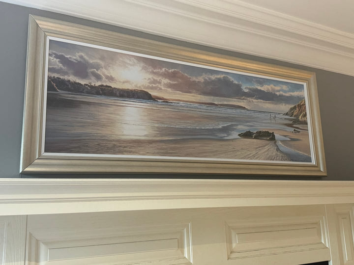 Walking The Dog At Dusk By Duncan Palmar - TheArtistsQuarter