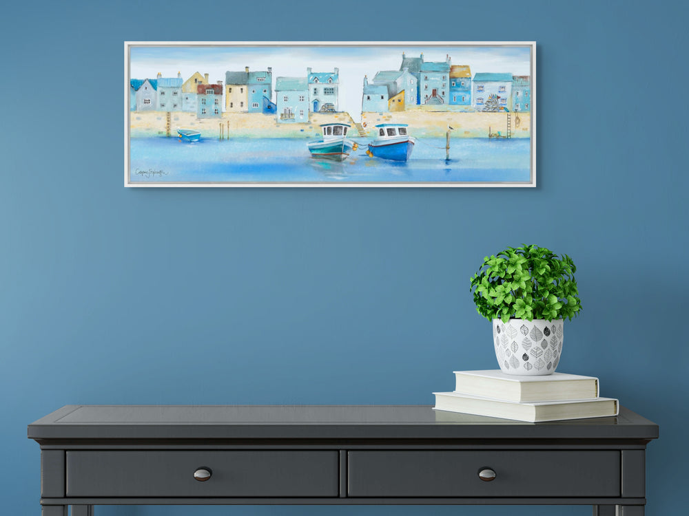 The Harbour By Catherine Stephenson *Last one ever, reduced to clear - TheArtistsQuarter