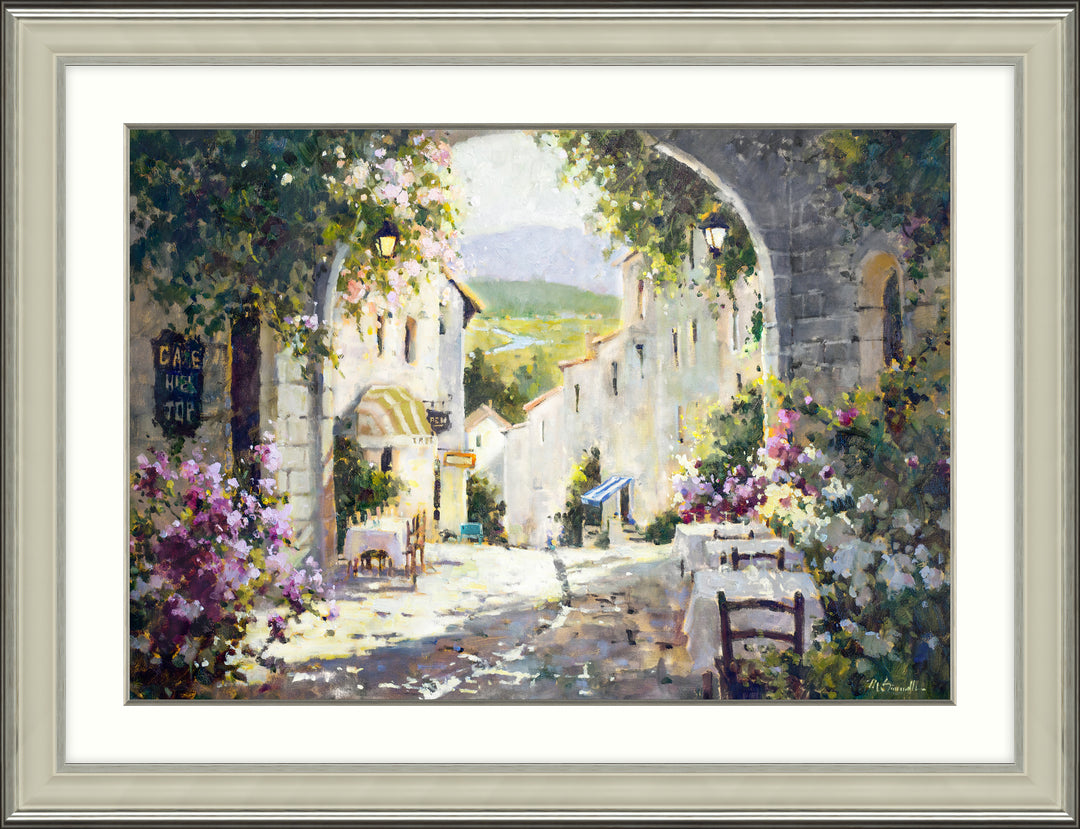 Hilltop Dining (Large) By Marilyn Simandle - TheArtistsQuarter