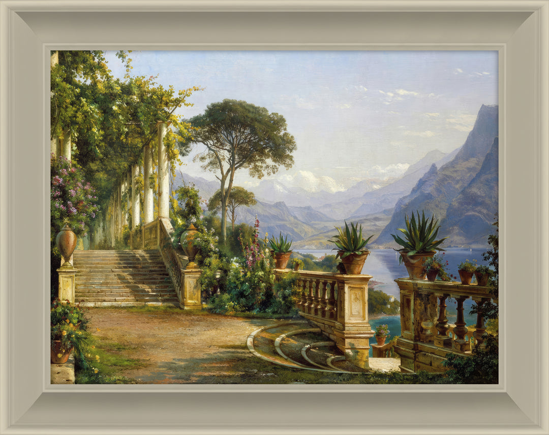 Lake Como By Carl Frederick Aagaard - TheArtistsQuarter