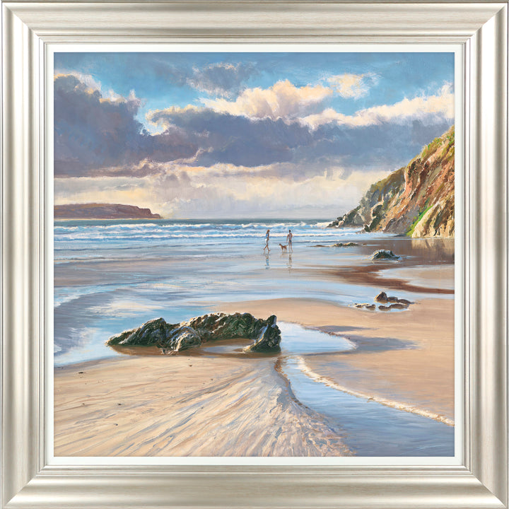 Walking The Dog At Dusk Detail II By Duncan Palmar - TheArtistsQuarter