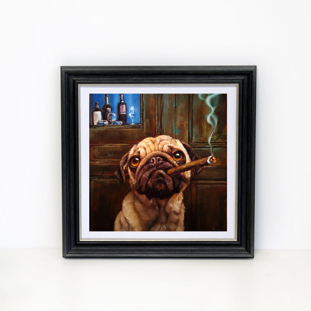 Uptown Pug By Lucia Heffernan