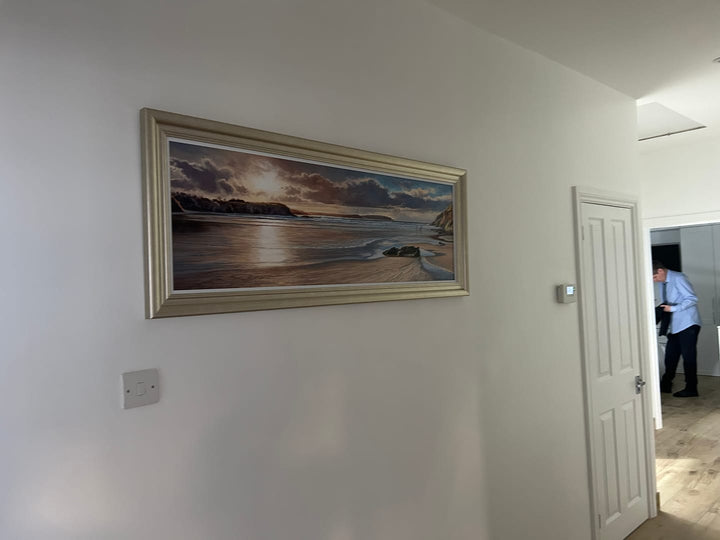 Walking The Dog At Dusk By Duncan Palmar - TheArtistsQuarter