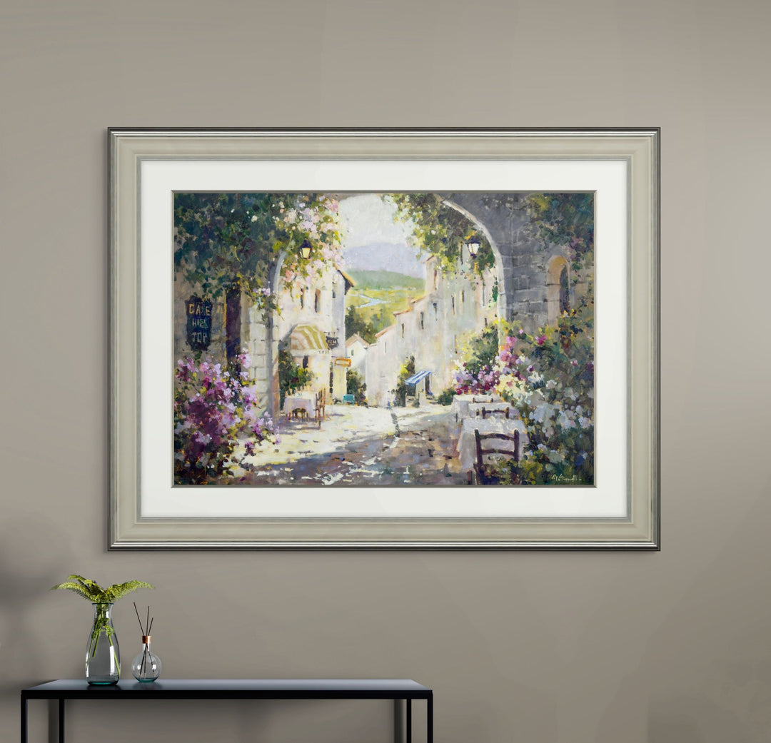 Hilltop Dining (Large) By Marilyn Simandle - TheArtistsQuarter