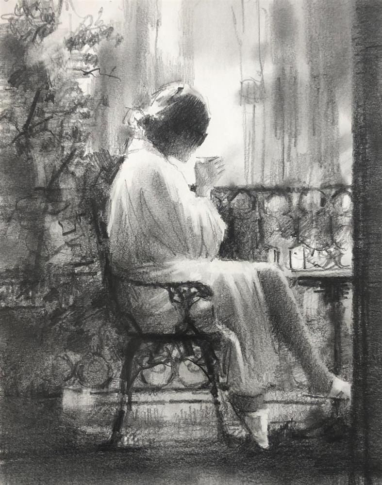 Lost And Found By Tony Hinchliffe (Original Sketch) **Free, Next Day Delivery - TheArtistsQuarter