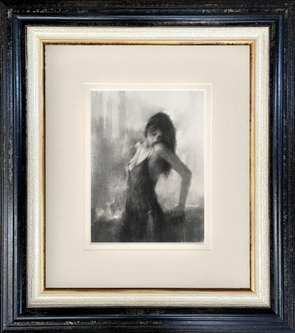 Aubergine Nights By Tony Hinchliffe (Original Sketch) **Free, Next Day Delivery - TheArtistsQuarter