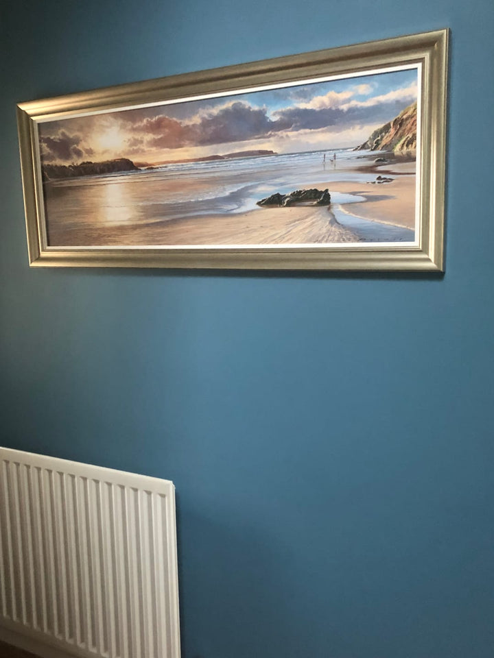 Walking The Dog At Dusk By Duncan Palmar - TheArtistsQuarter