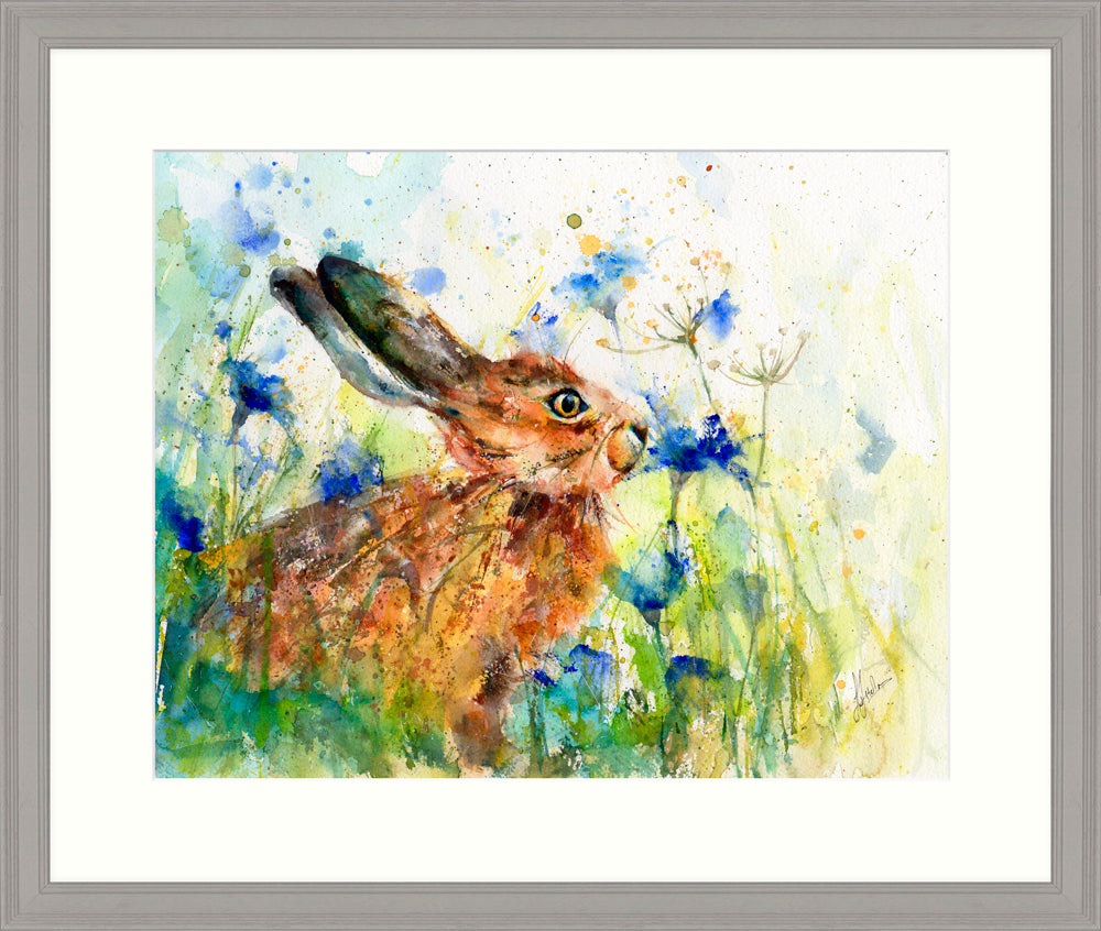 Cornflower Kisses By Lisa Jayne Holmes *TO CLEAR* - TheArtistsQuarter