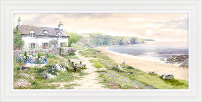 Sea View Cottage By Richard MacNeil - TheArtistsQuarter