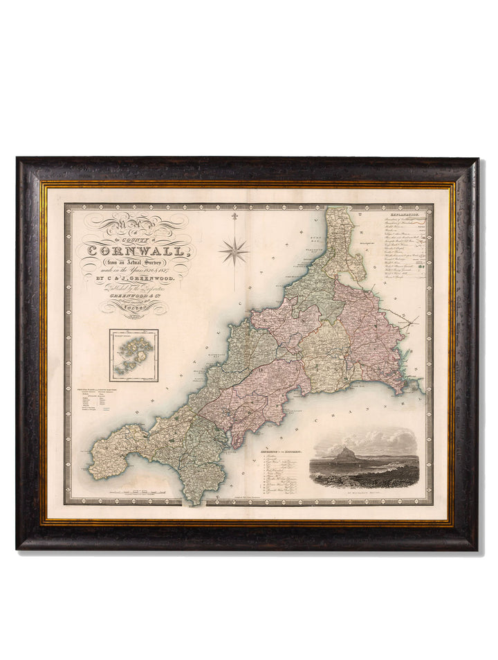 C.1830 County Maps of England - TheArtistsQuarter