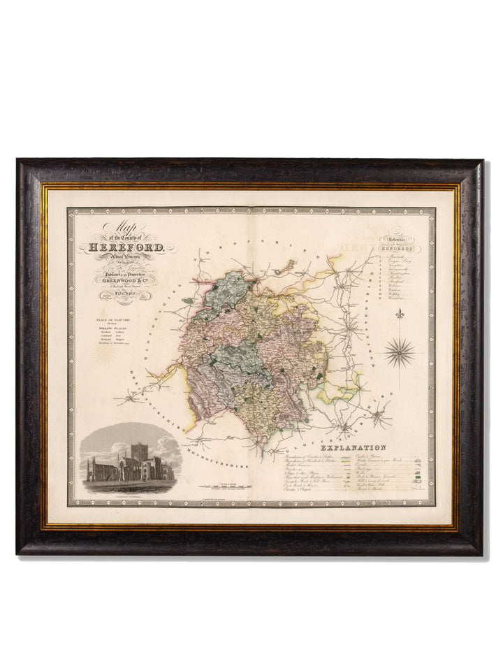 C.1830 County Maps of England - TheArtistsQuarter
