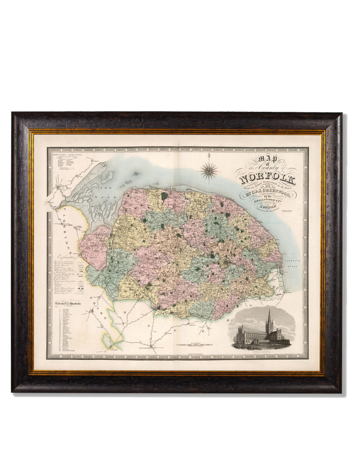 C.1830 County Maps of England - TheArtistsQuarter
