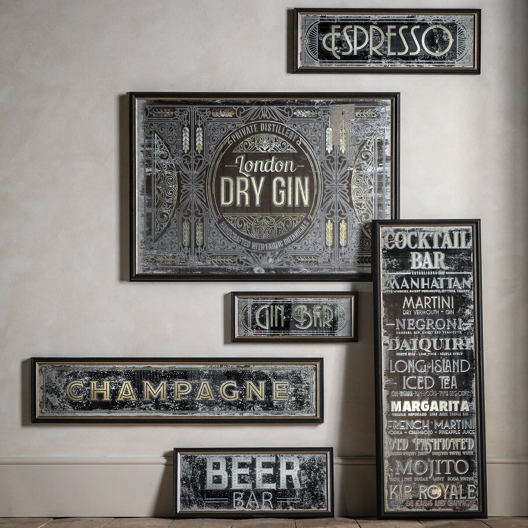 Beer Bar Mirror **MAY SALE** - TheArtistsQuarter