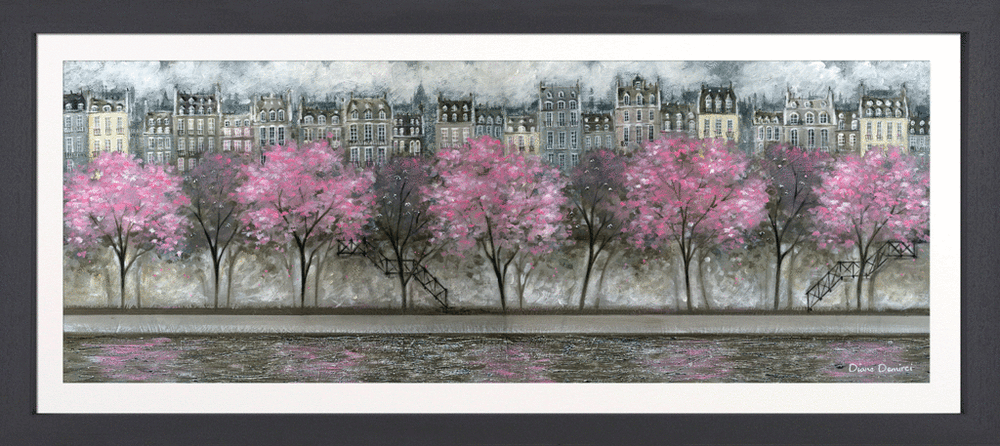 Along the Embankment I By Diane Demirci - TheArtistsQuarter