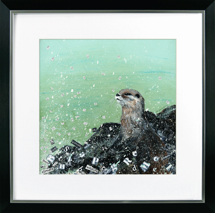 At the Coast V – Otter By Adam James Severn *NEW* - TheArtistsQuarter