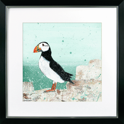 At the Coast VII – Puffin By Adam James Severn *NEW* - TheArtistsQuarter