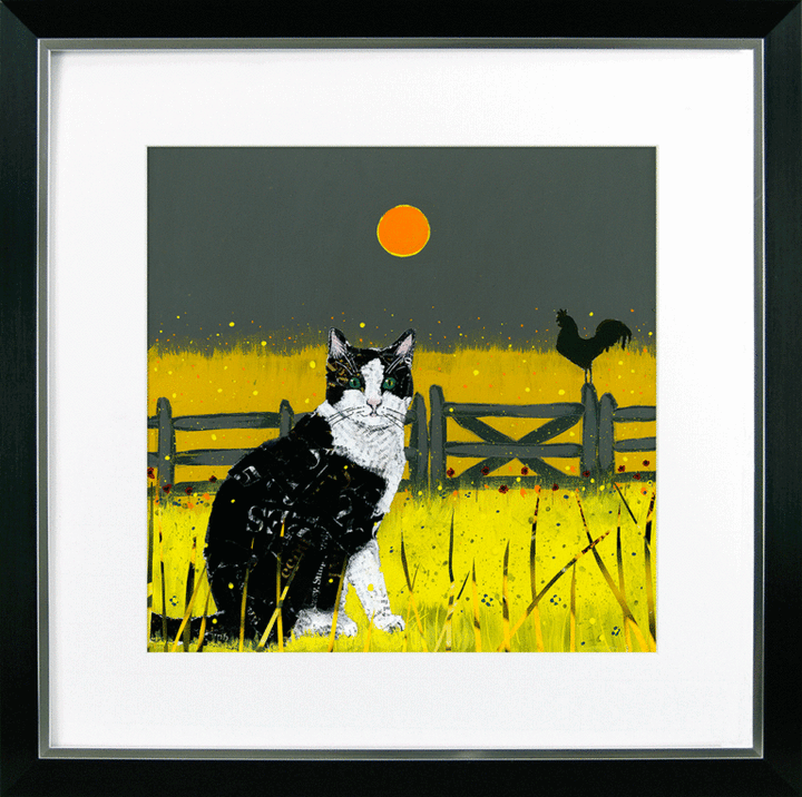 Nocturnal I – Farm Cat By Adam James Severn - TheArtistsQuarter