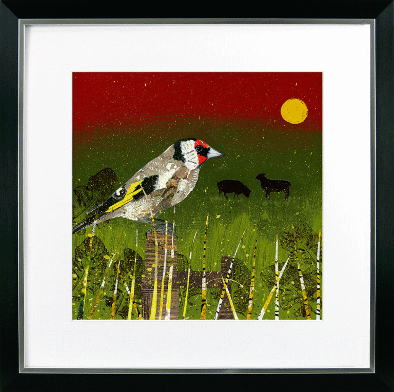 Nocturnal IV – Goldfinch Dusk By Adam James Severn *NEW* - TheArtistsQuarter