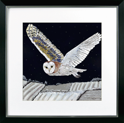 Nocturnal VII – Winter Flight Owl By Adam James Severn *NEW* - TheArtistsQuarter