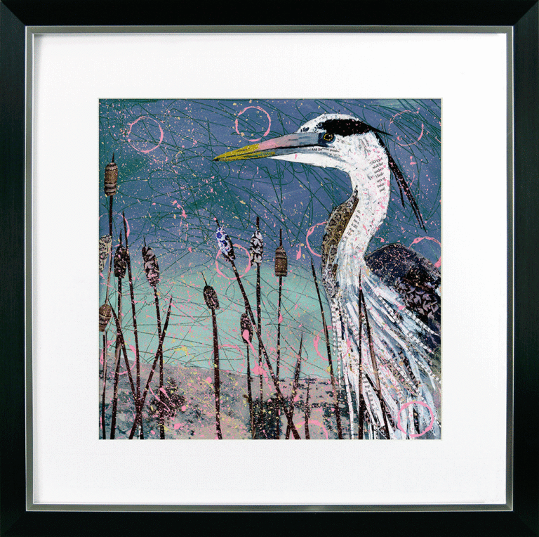Blue Heron By Adam James Severn *NEW* - TheArtistsQuarter