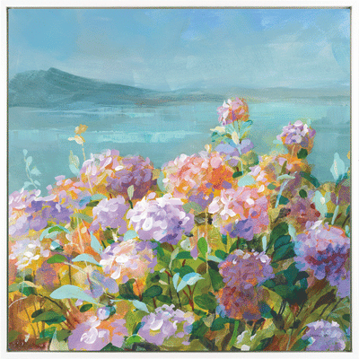 Beach Florals I By Danhui Nai *NEW* - TheArtistsQuarter