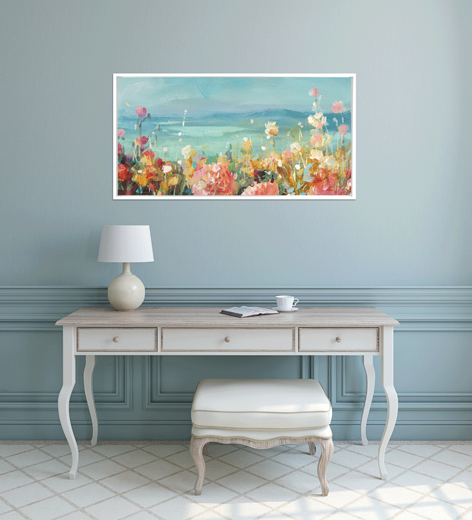 Coastal Dahlias I By Danhui Nai *NEW* - TheArtistsQuarter