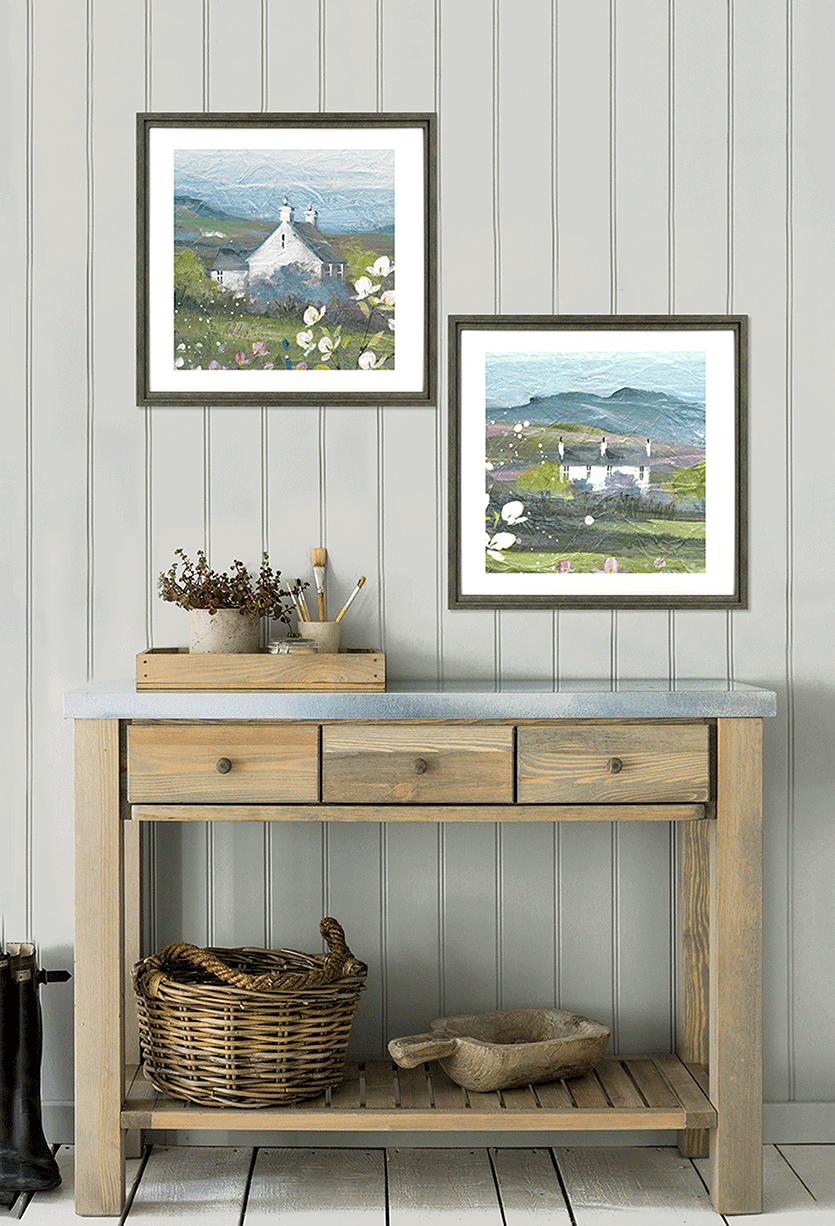 Hill Cottage I By Diane Demirci - TheArtistsQuarter