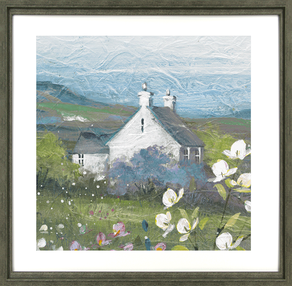 Hill Cottage I By Diane Demirci - TheArtistsQuarter