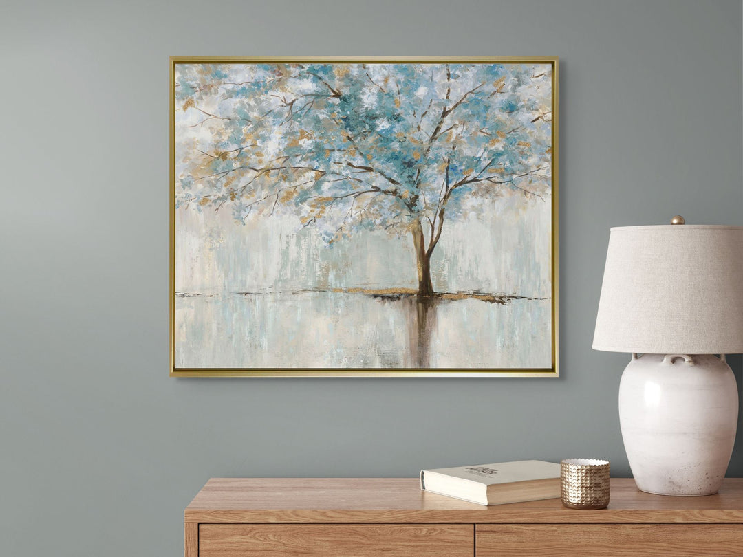 Dusty Indigo Forest By Alison Pearce - TheArtistsQuarter