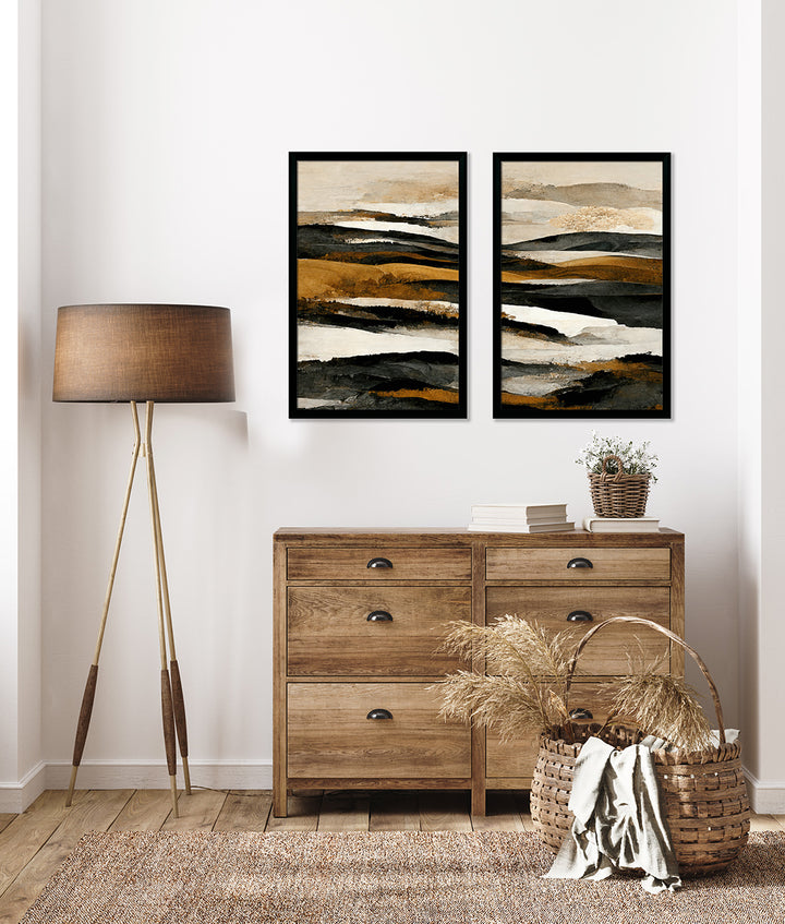 Ochre Mountains I By Treechild - TheArtistsQuarter