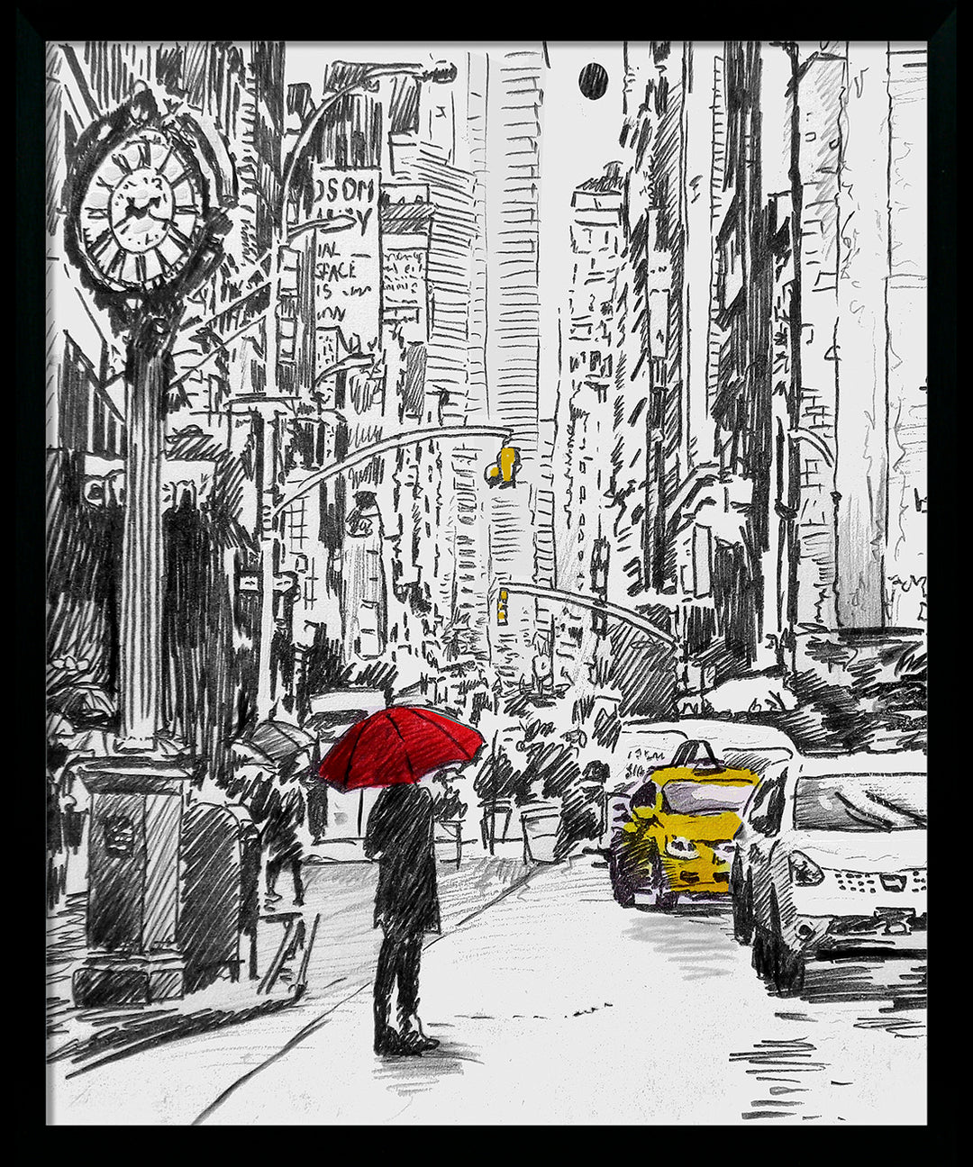 New York Rain IV by Loui Jover