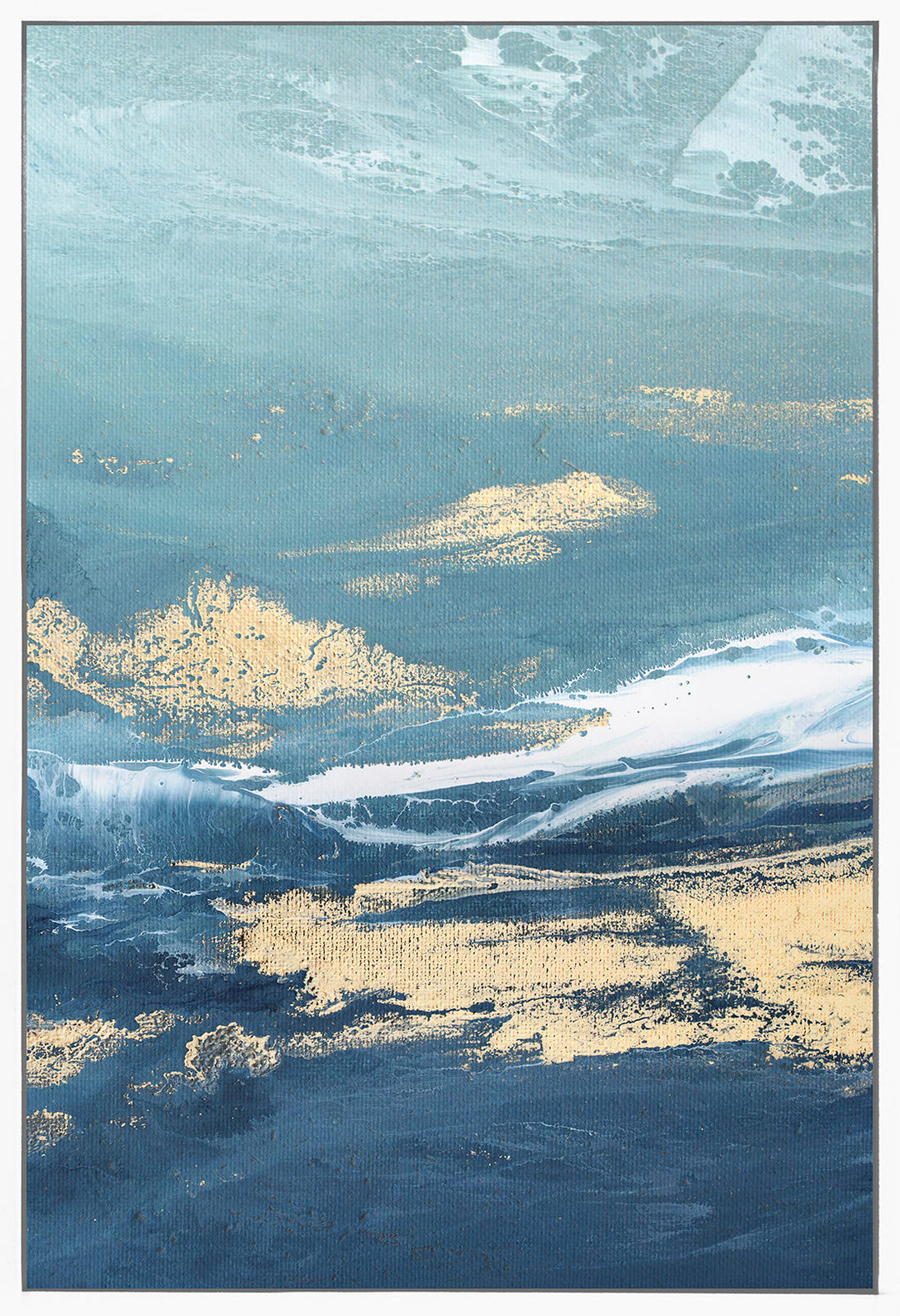 Peaceful Seaside (Triptych) 2 - TheArtistsQuarter