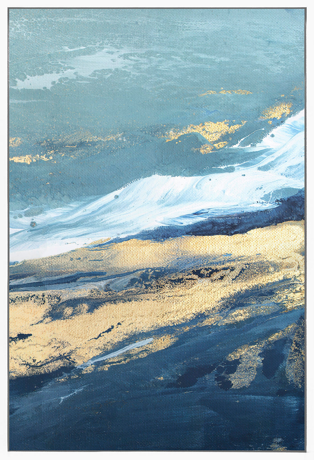Peaceful Seaside (Triptych) 3 - TheArtistsQuarter