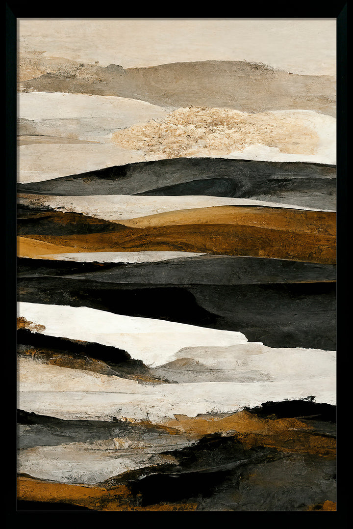 Ochre Mountains I By Treechild - TheArtistsQuarter