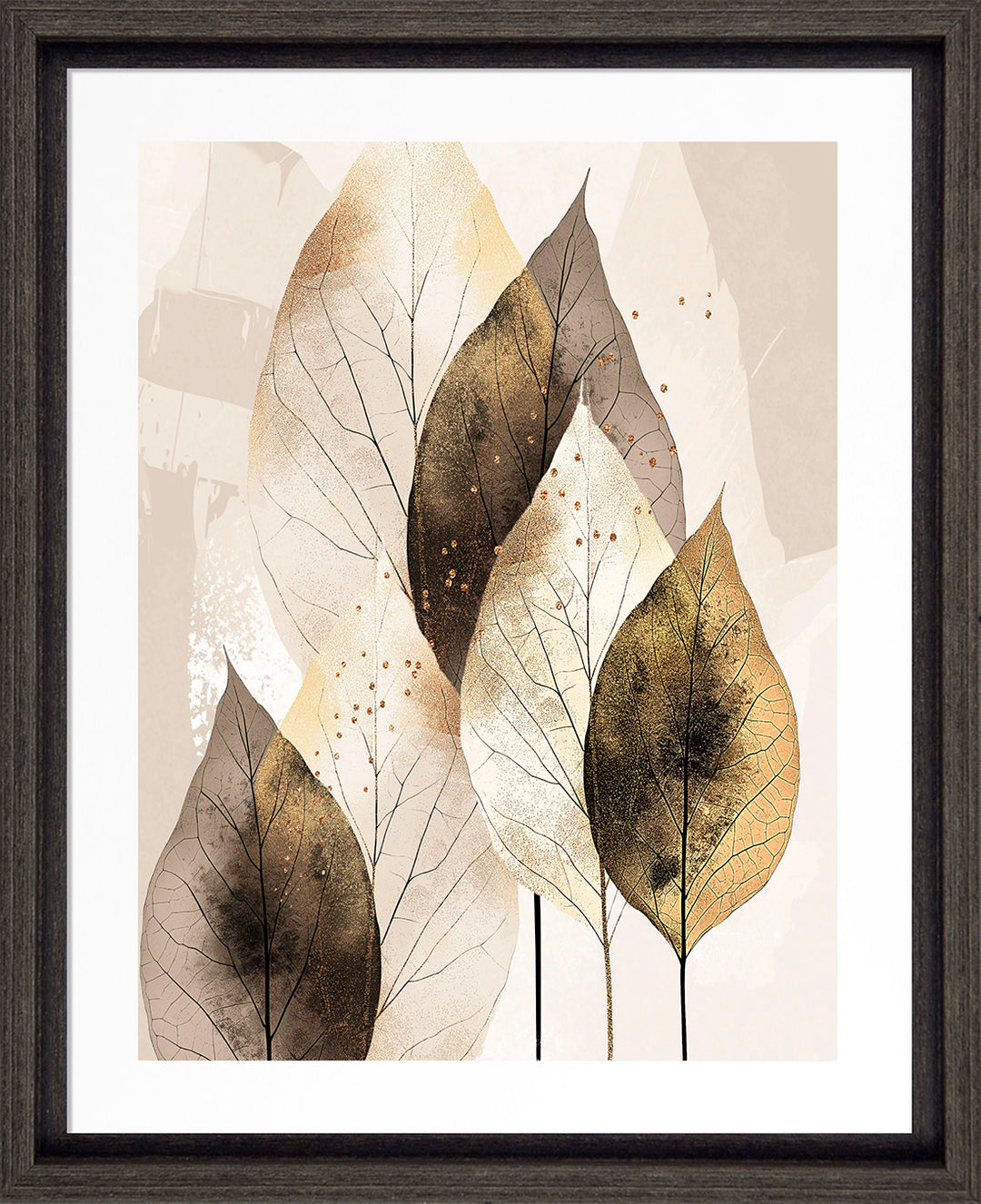 Golden Brown Botanicals I - TheArtistsQuarter