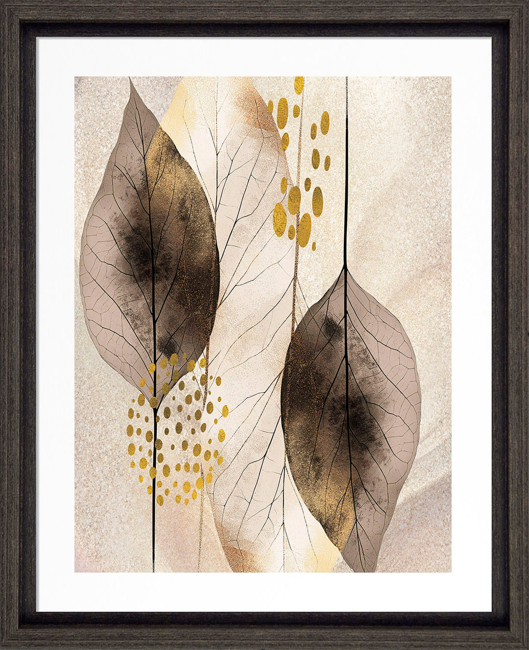 Golden Brown Botanicals III - TheArtistsQuarter