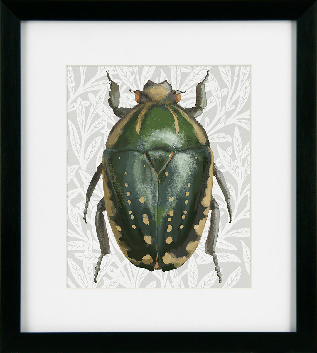 Beetles & Butterflies I by Danhui Nai - TheArtistsQuarter
