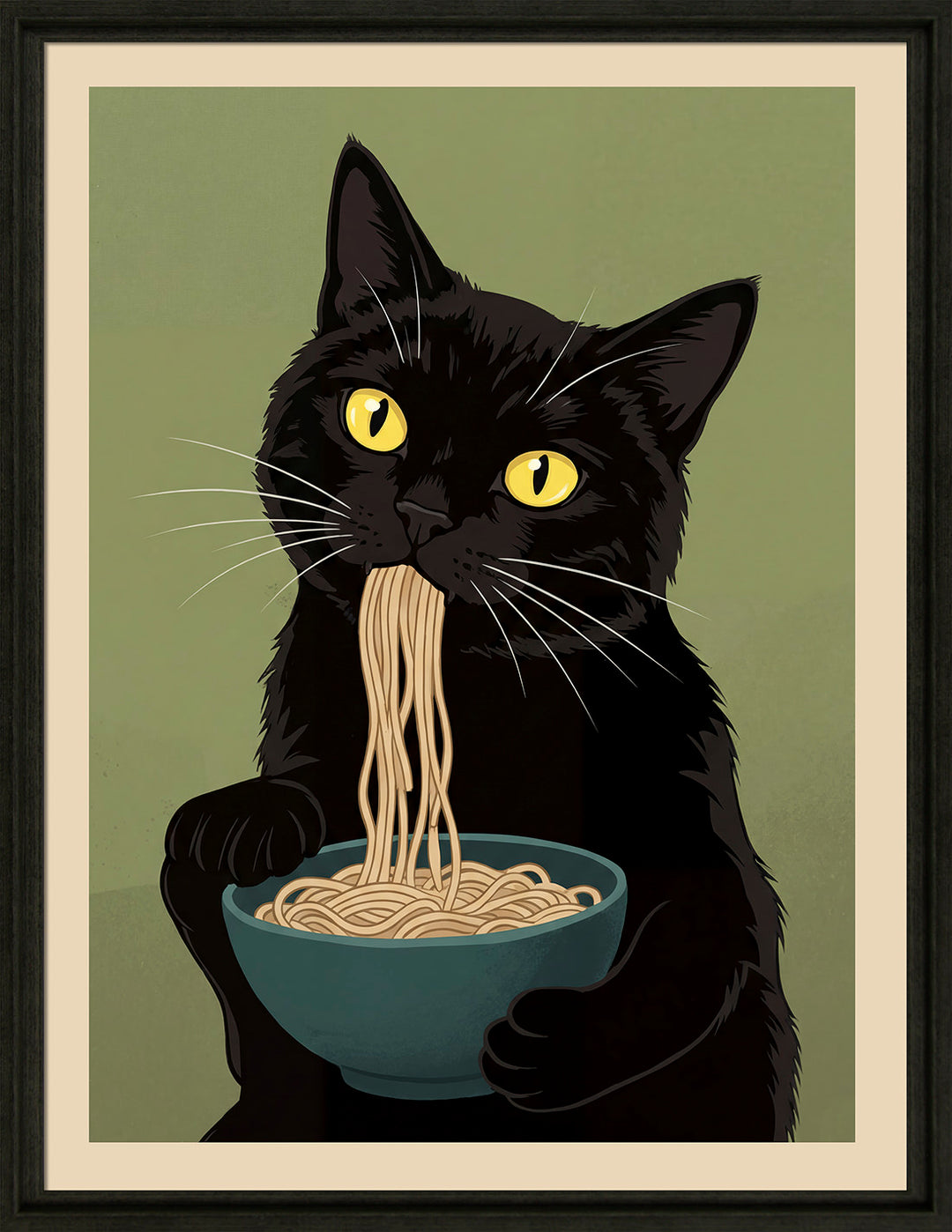Hungry Black Cats I - TheArtistsQuarter