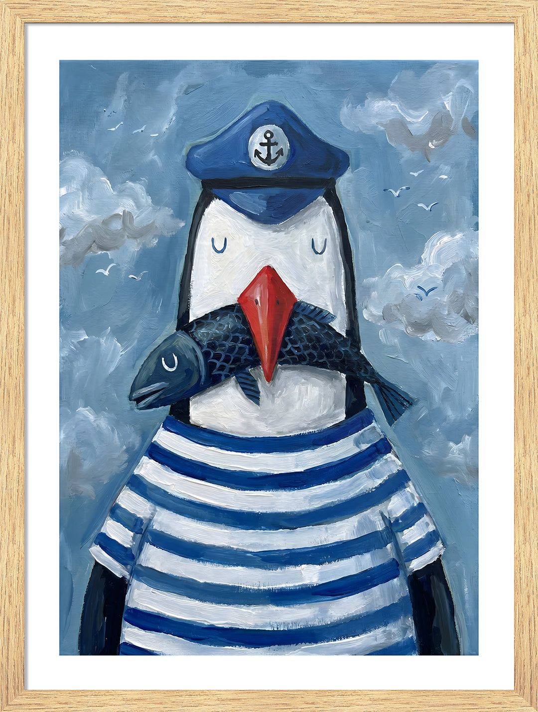 Coastal Stripes – Captain Penguin