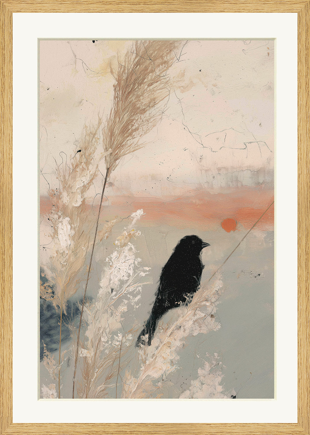 Birds in Golden Grasses