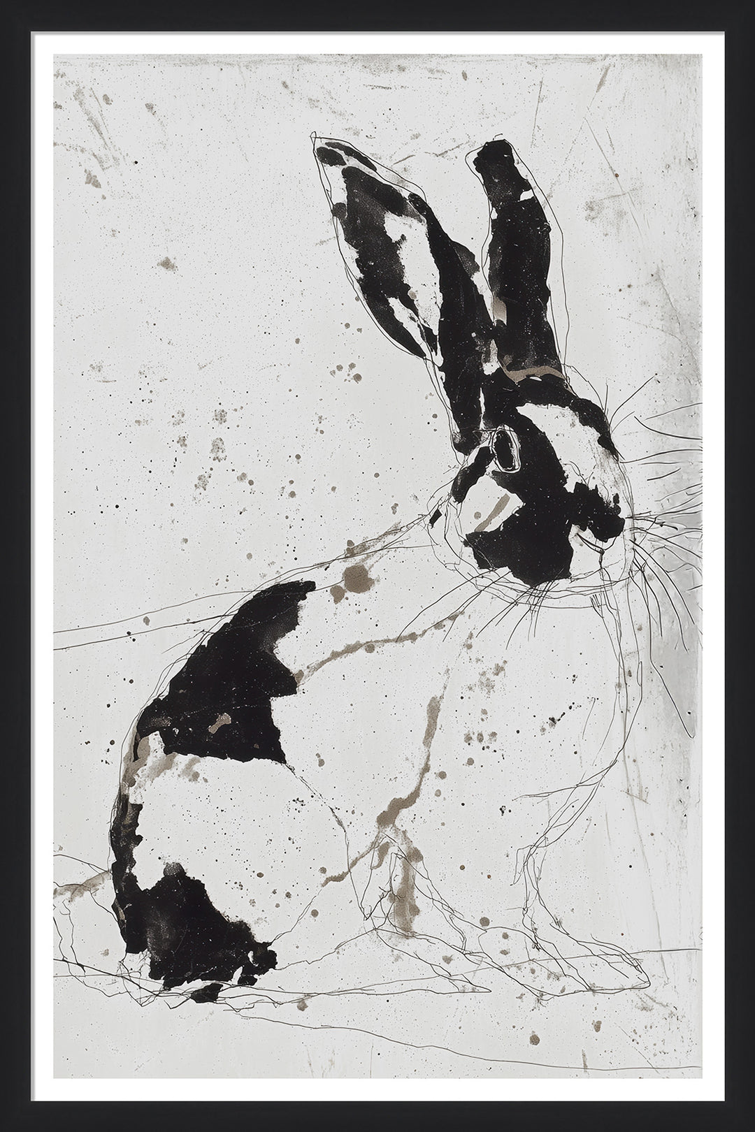 Monochrome Animals IV – Rabbit I