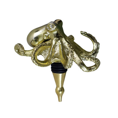Culinary Concepts London. Octopus Bottle Stopper - Gold Finish *NEW* - TheArtistsQuarter
