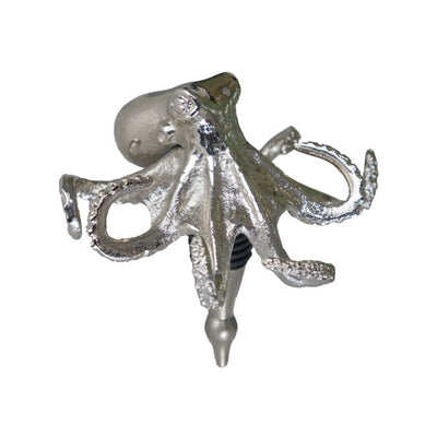 Culinary Concepts London. Octopus Bottle Stopper - Nickel Finish *NEW* - TheArtistsQuarter