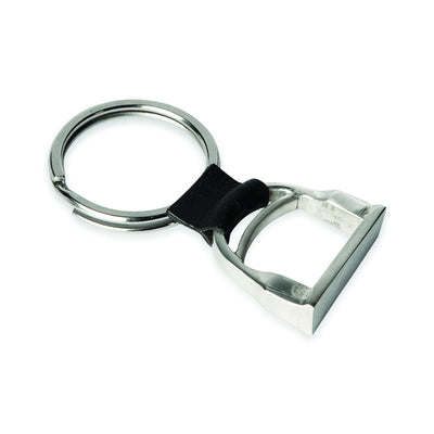 Culinary Concepts London. Stirrup Keyring with Leather Detail - TheArtistsQuarter