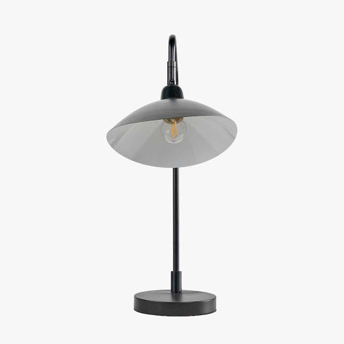 Toulon Black Metal Task Table Lamp - TheArtistsQuarter