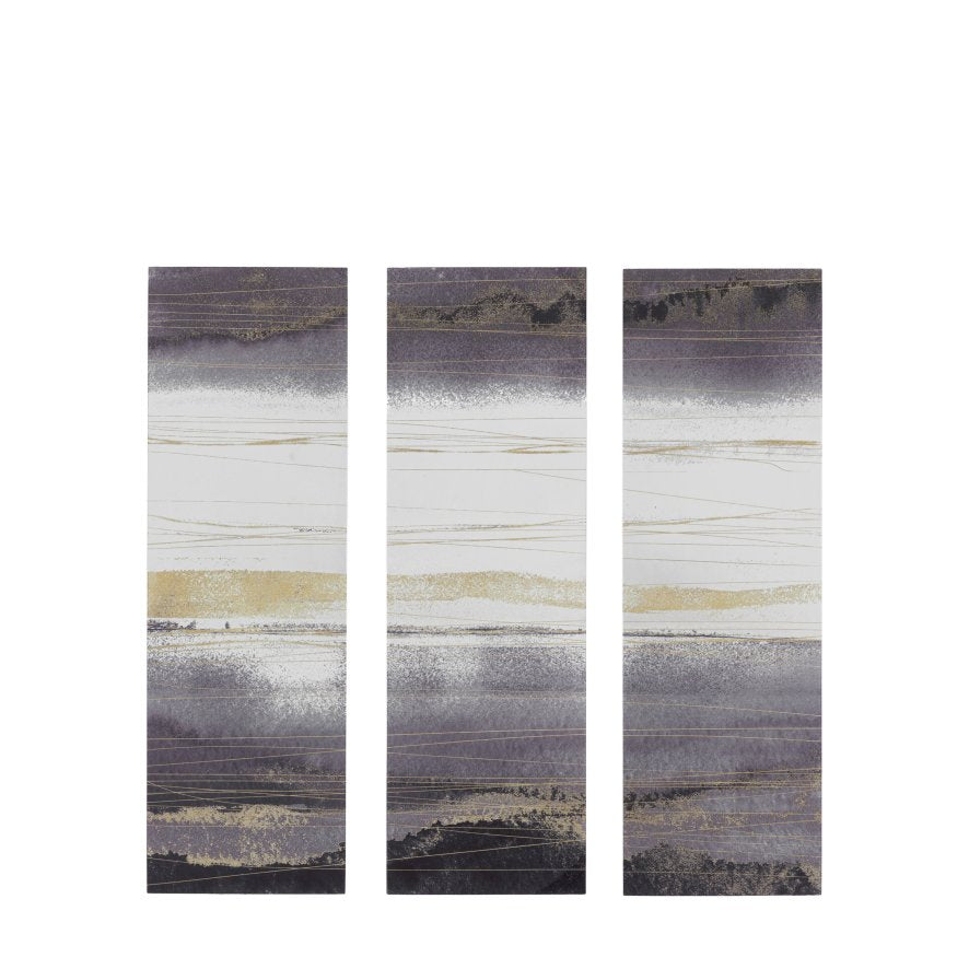 Ethereal Horizons Triptych by Adelene Fletcher - TheArtistsQuarter