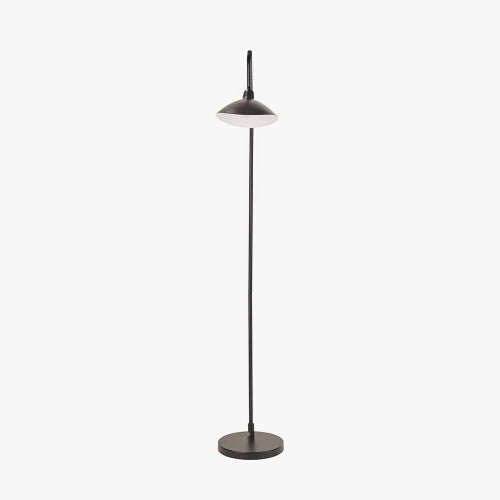 Toulon Black Metal Task Floor Lamp - TheArtistsQuarter